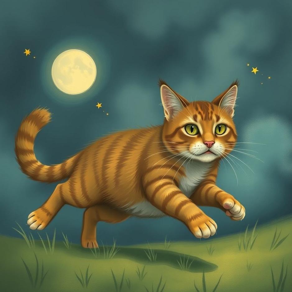 Dream : Being chased by a cat in a dream