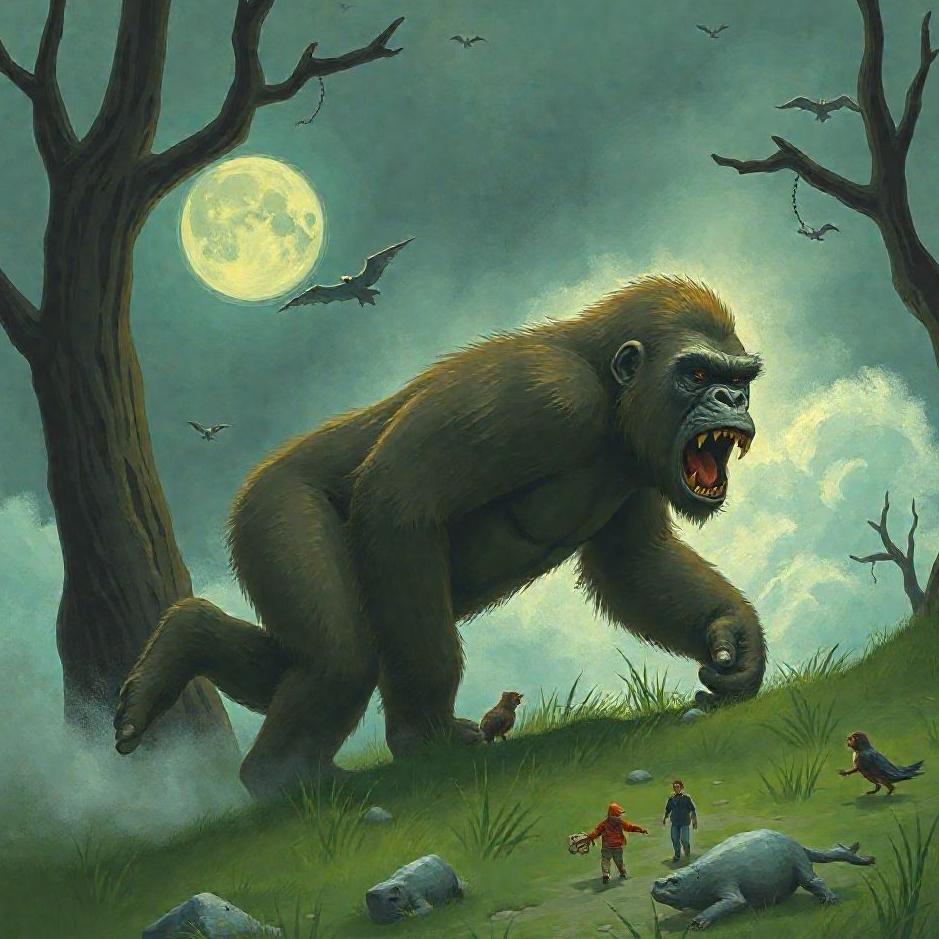 Dream : Being chased by a gorilla in a dream