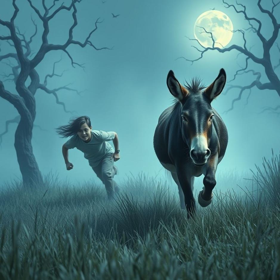Dream : Being chased by a mule in a dream
