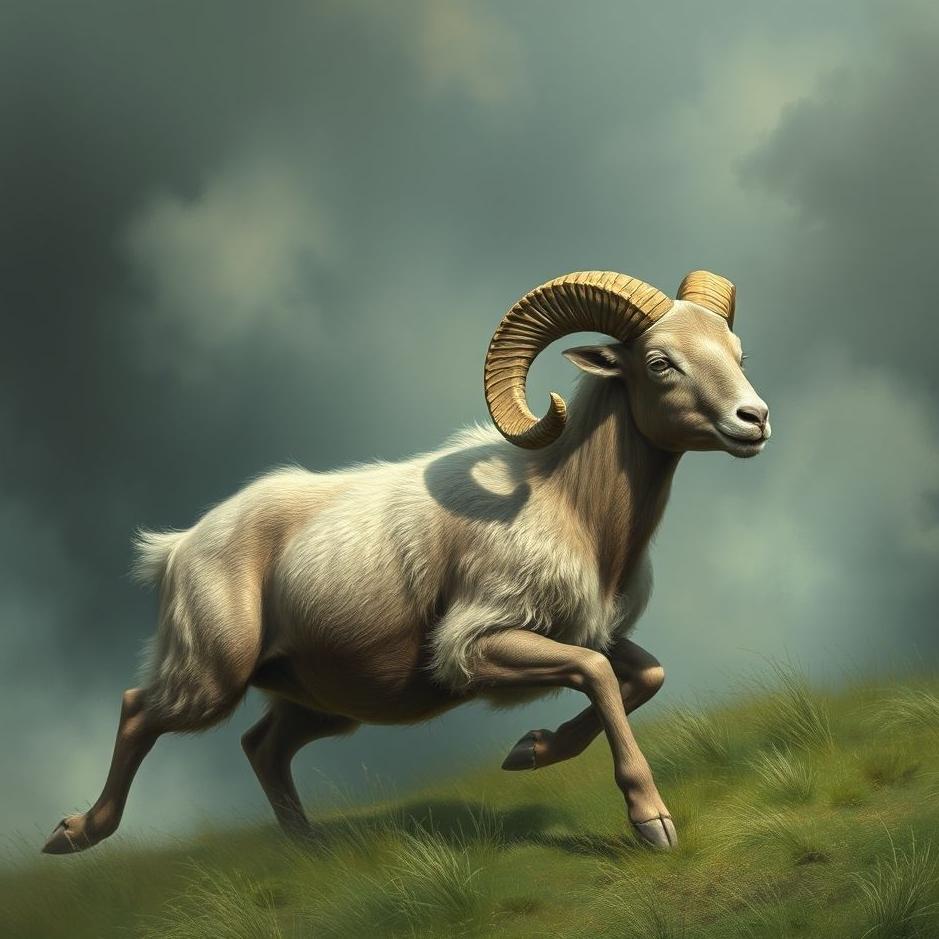 Dream : Being chased by a ram in a dream