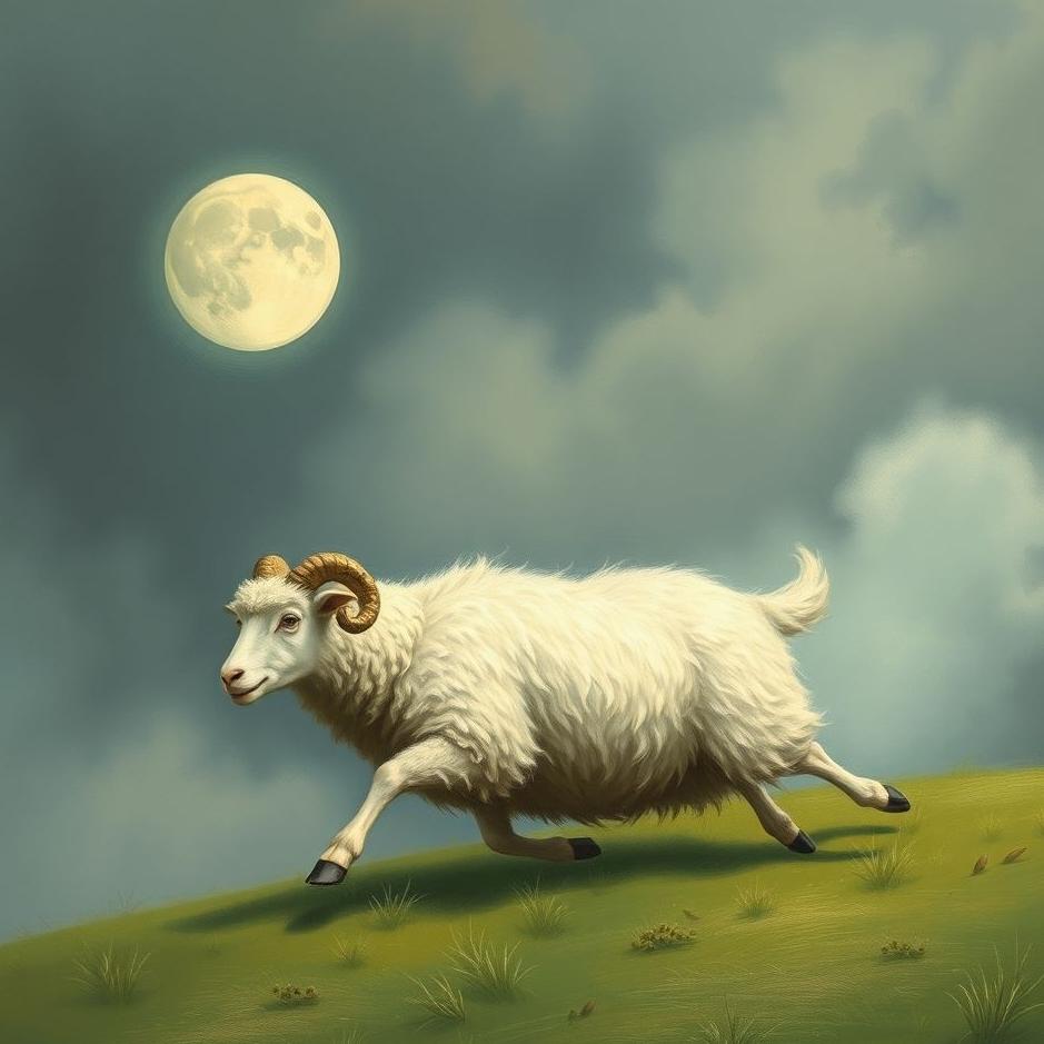 Dream : Being chased by a sheep in a dream