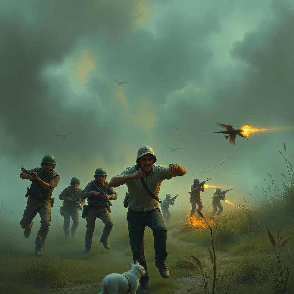 Dream : Being chased by armed people in a dream