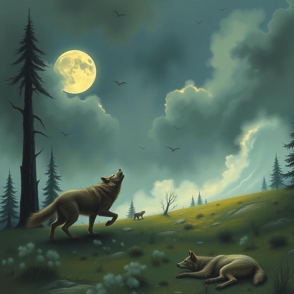Dream : Being chased by wolves in a dream