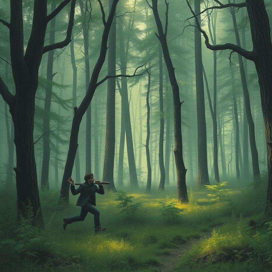 Dream : Being chased in the forest in a dream