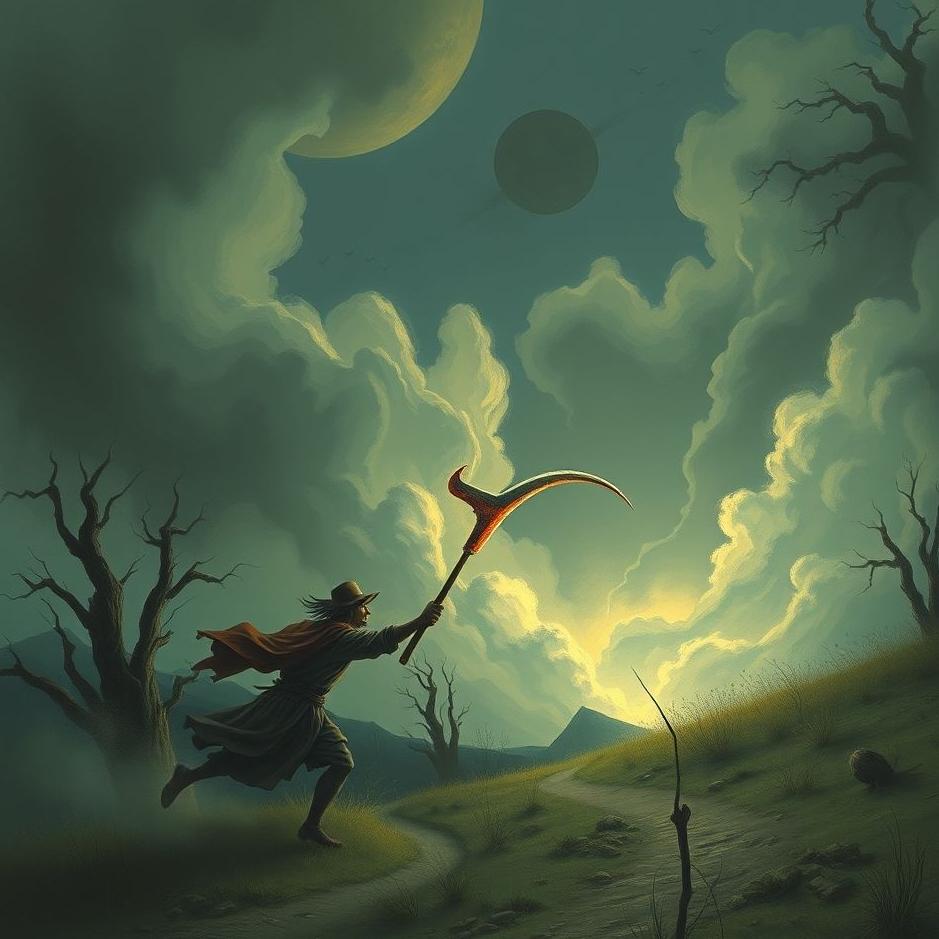 Dream : Being chased with a sickle in a dream