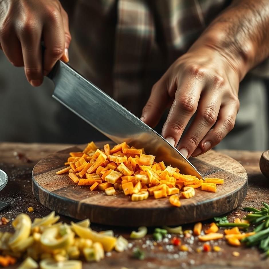 Dream : Being chopped with a knife 