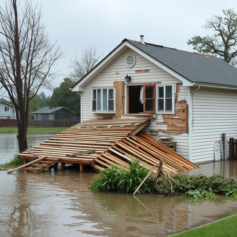 Dream : Being damaged by a flood