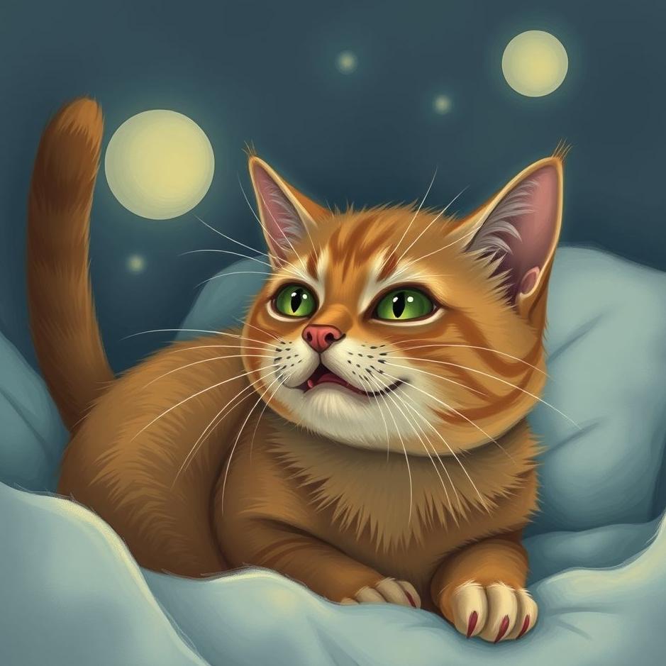 Dream : Being disgusted by a cat in a dream