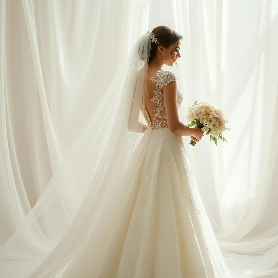 Dream : Being dressed in a wedding dress in a dream