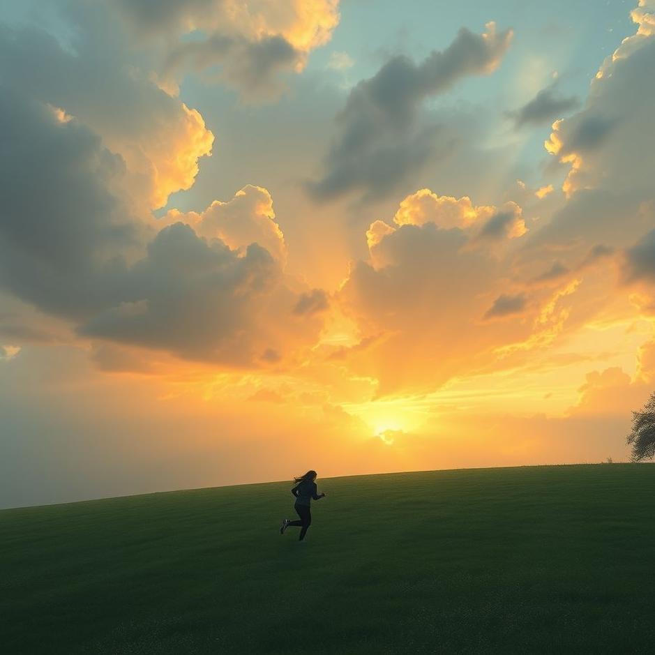 Dream : Being first by running in a dream