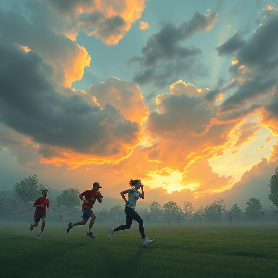 Dream : Being first in a race in a dream