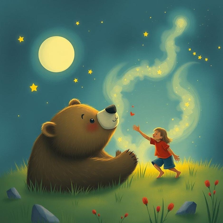 Dream : Being friendly with the bear in the dream