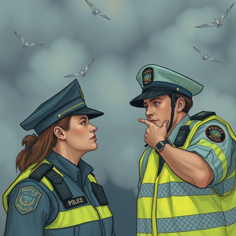 Dream : Being friends with the police in a dream