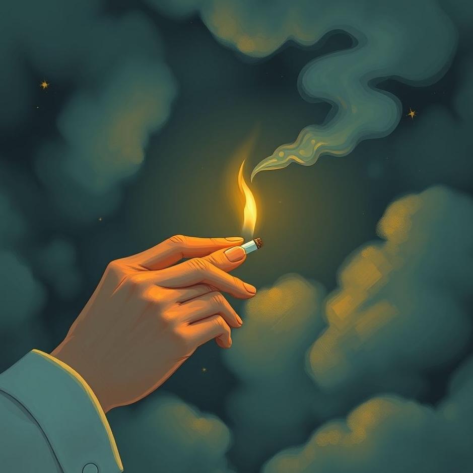 Dream : Being given a cigarette in a dream
