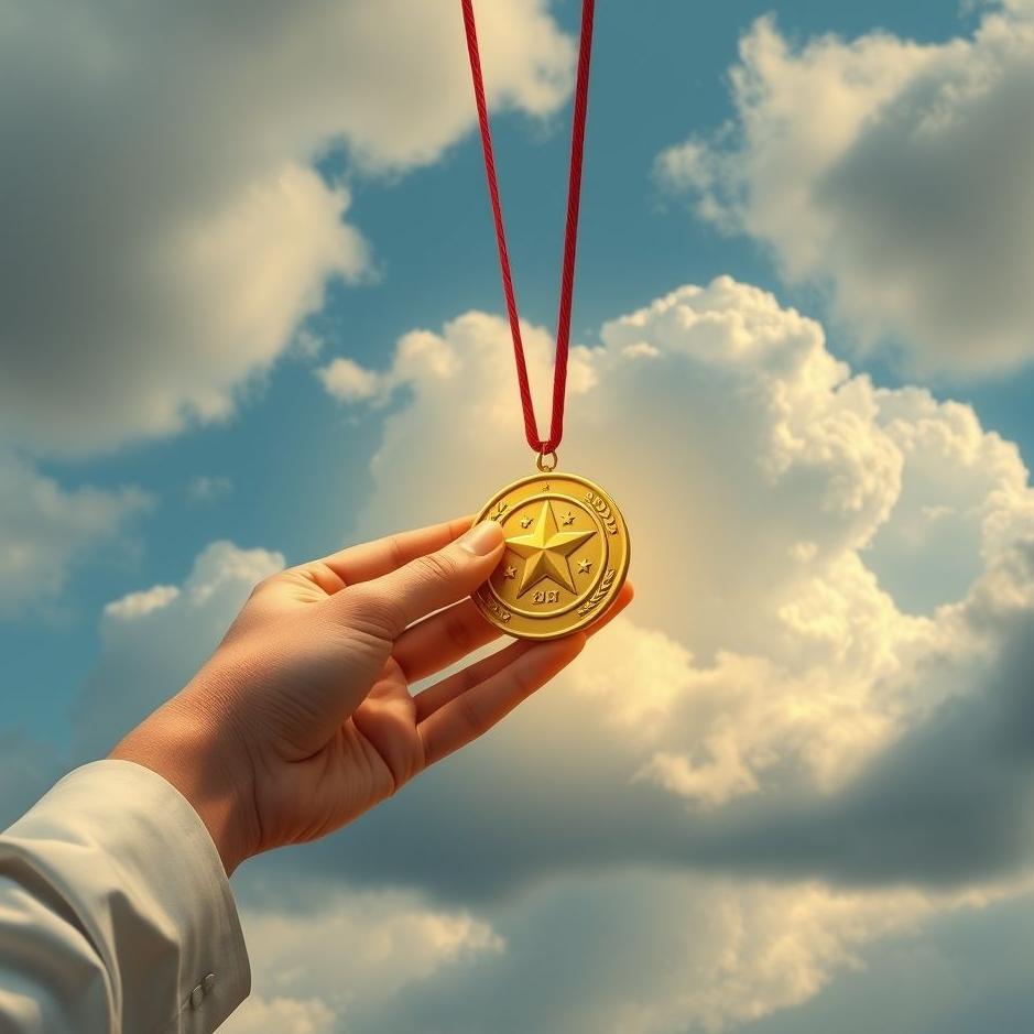 Dream : Being given a medal in your dream