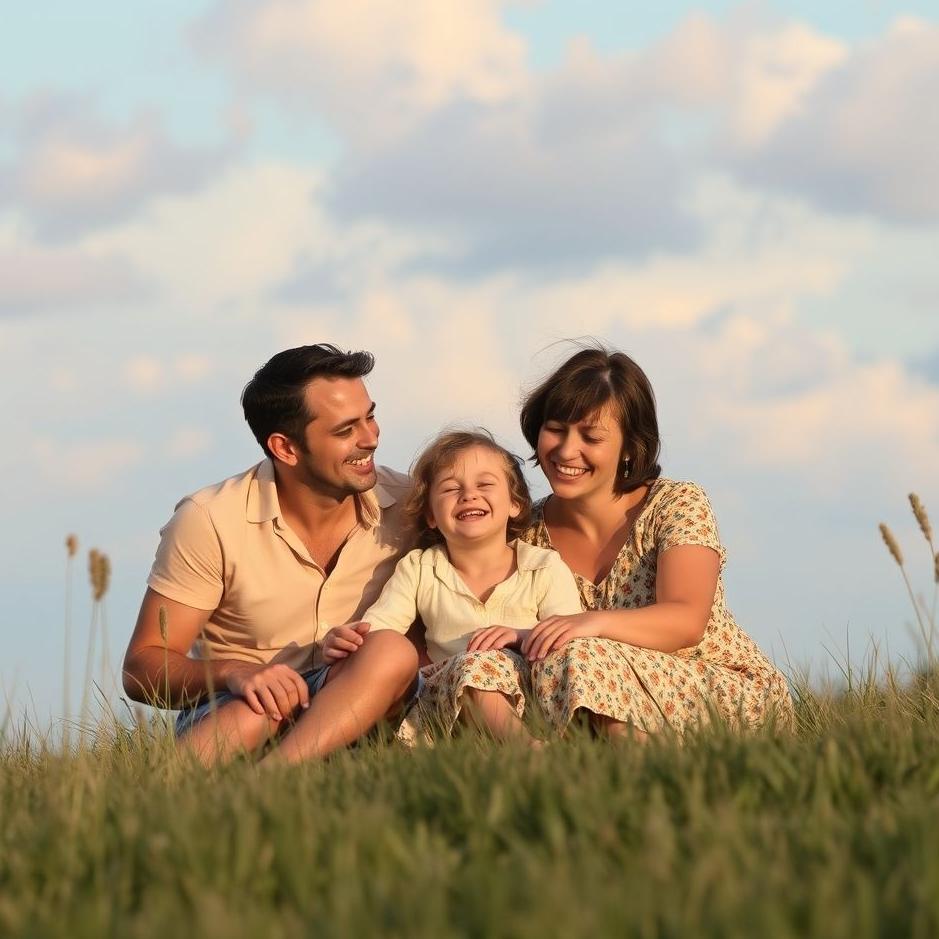 Dream : Being happy with the family in the dream