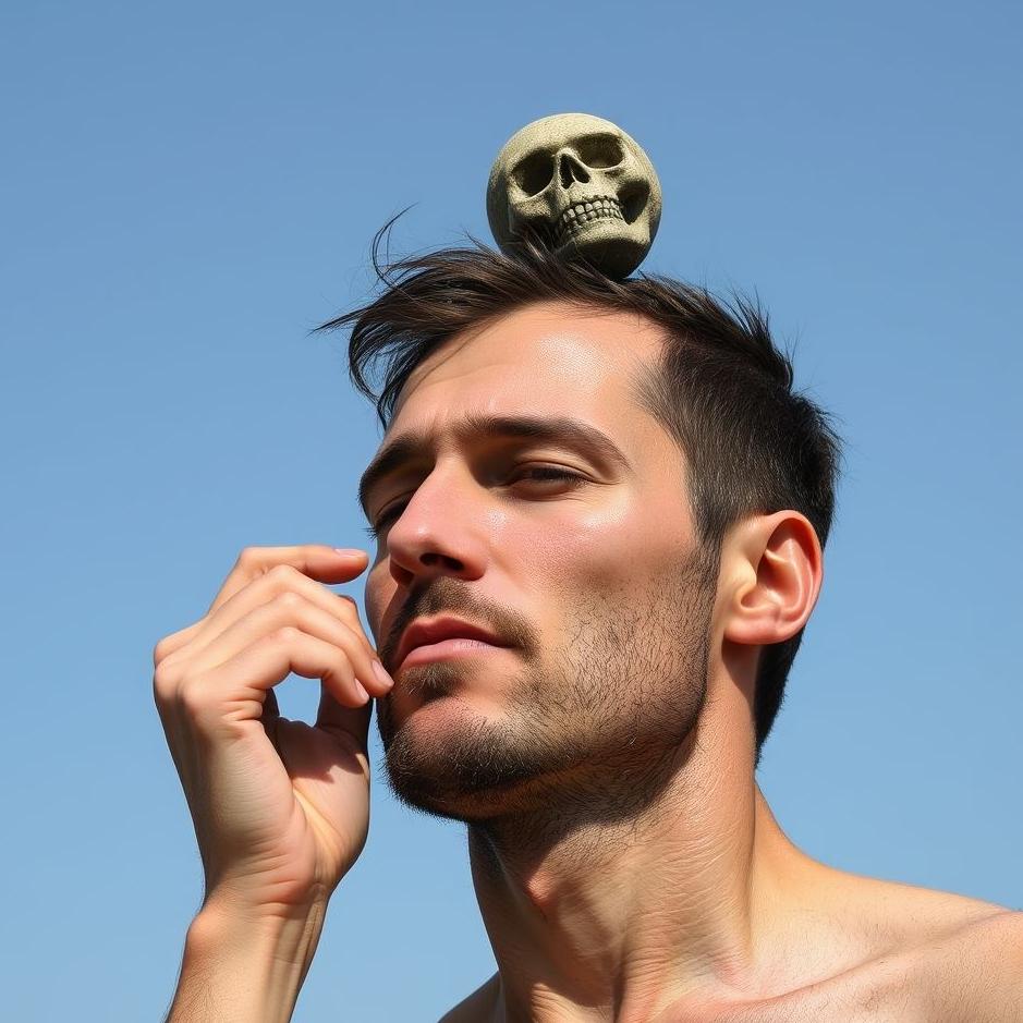 Dream : Being hit on the head with a stone 