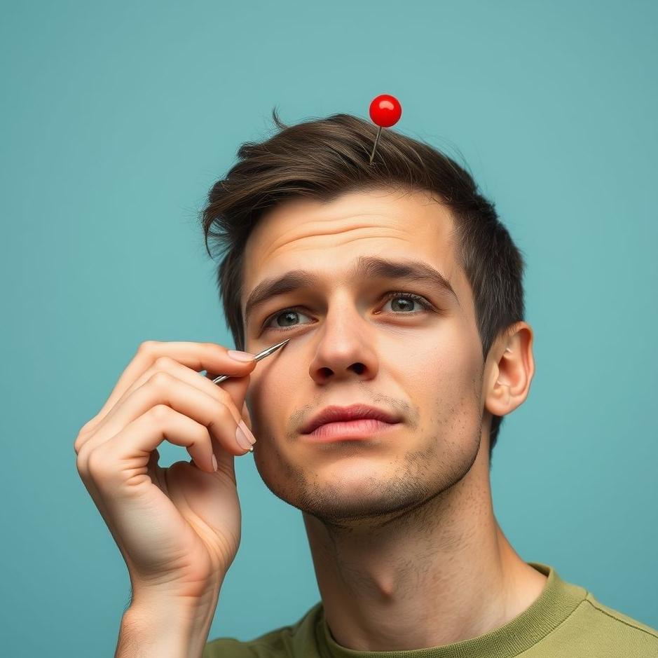 Dream : Being hit with a pin in the head 