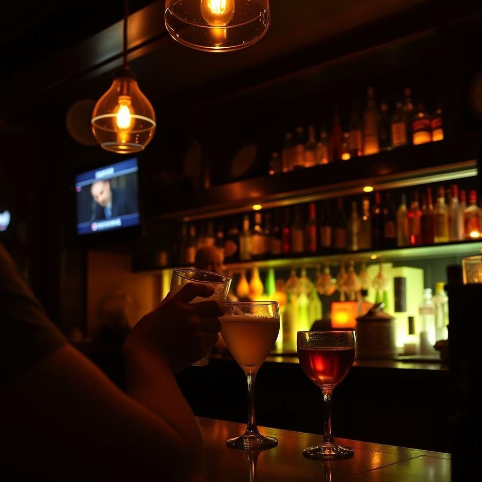 Dream : Being in a bar