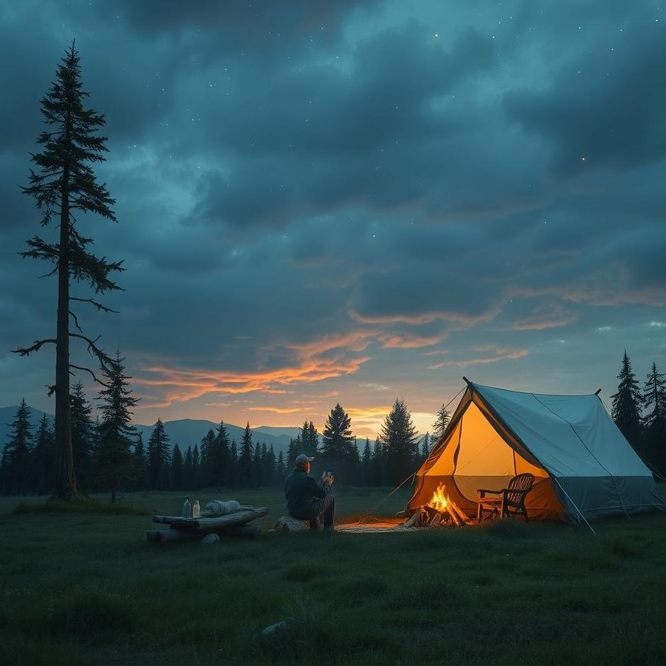 Dream : Being in a camp in a dream