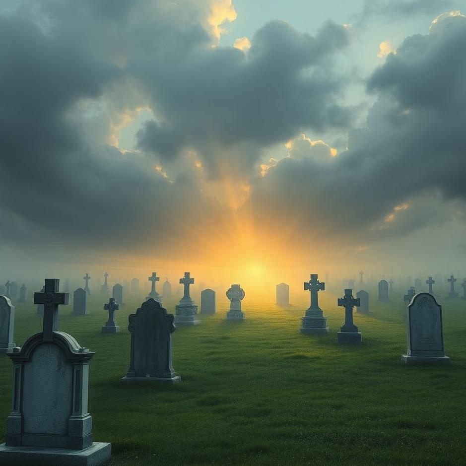 Dream : Being in a cemetery in a dream
