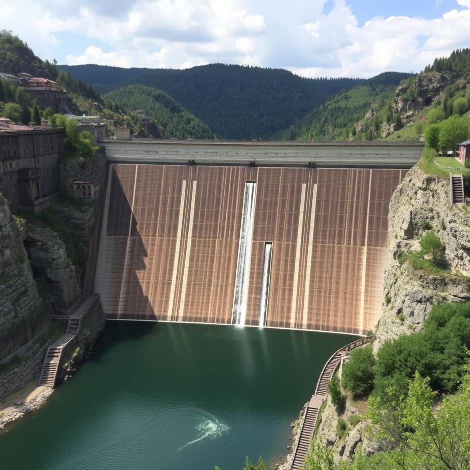 Dream : Being in a dam