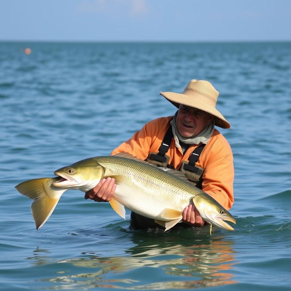 Dream : Being in a fisherman