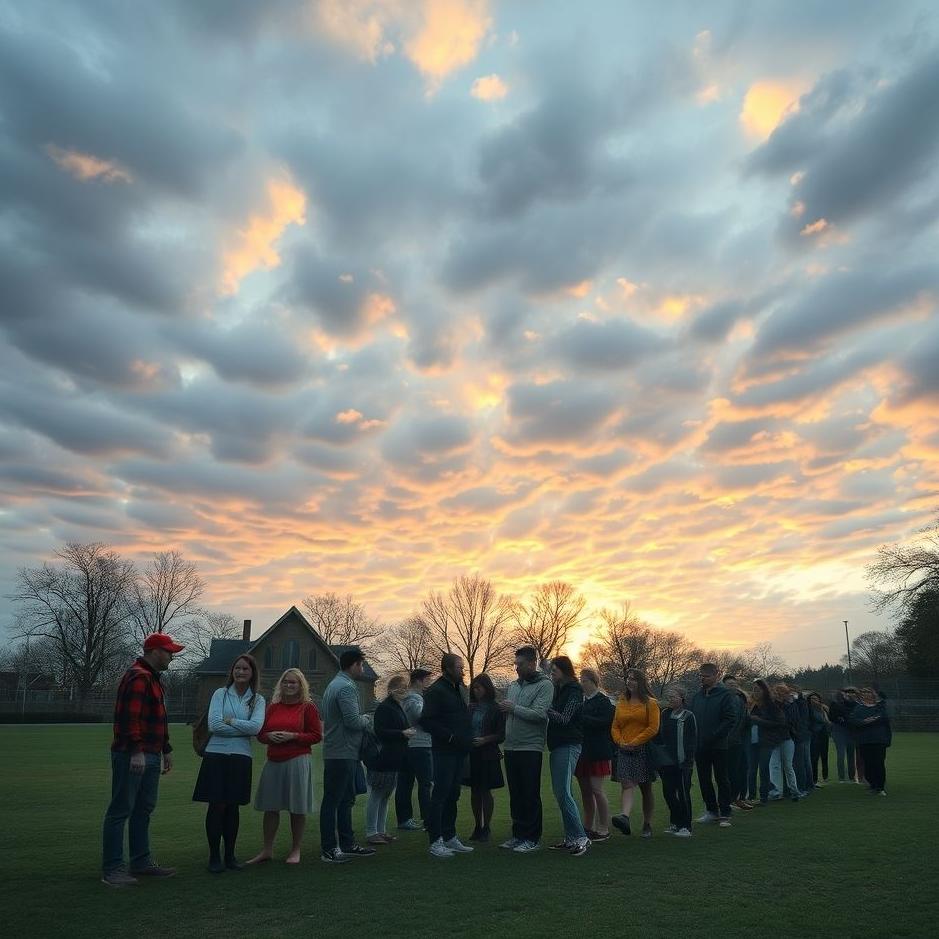 Dream : Being in a school queue in a dream