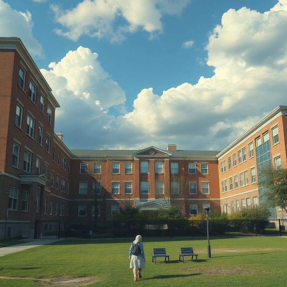 Dream : Being in a schoolyard in a dream