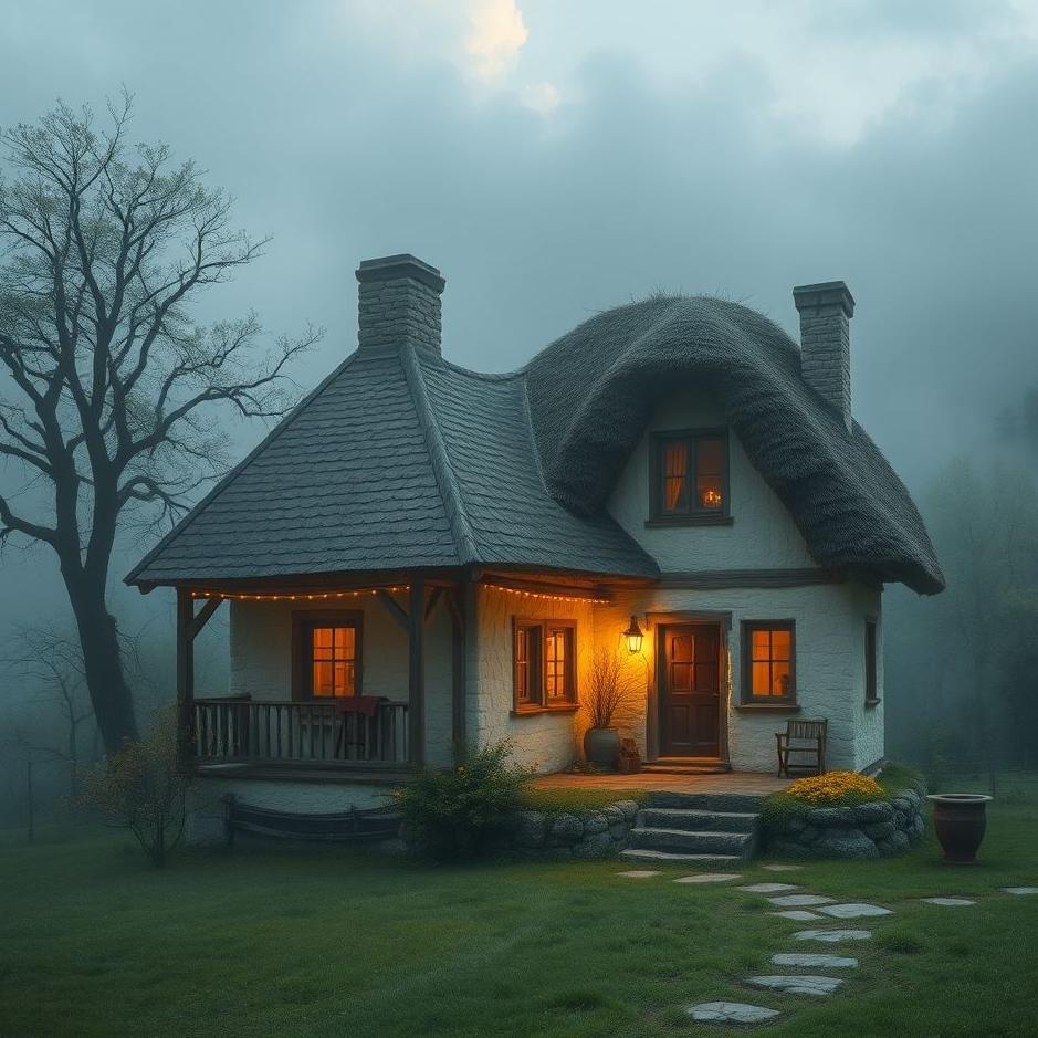 Dream : Being in a village house in a dream