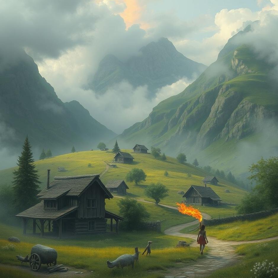 Dream : Being in a village in a dream