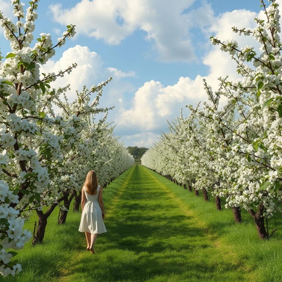 Dream : Being in an orchard in a dream