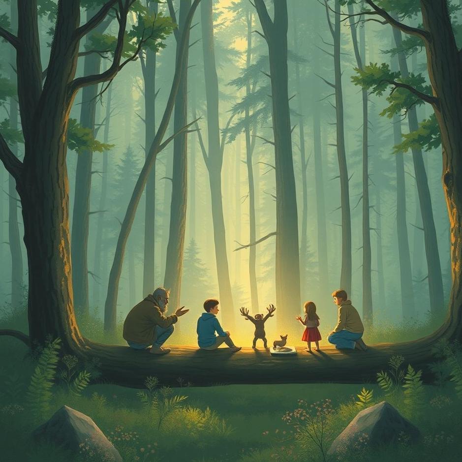 Dream Dictionary : Being in the forest with friends in the dream