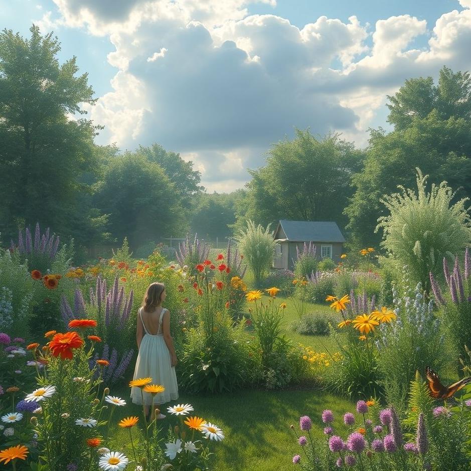 Dream : Being in the garden in the dream