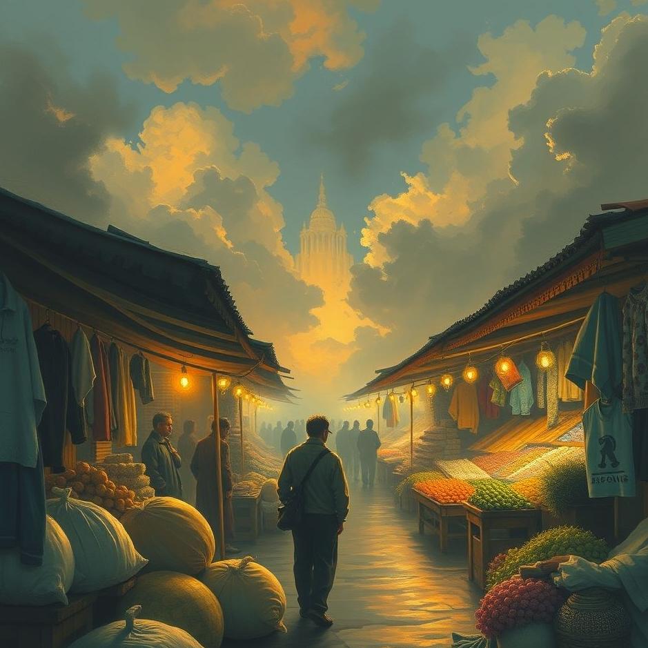 Dream : Being in the market in a dream