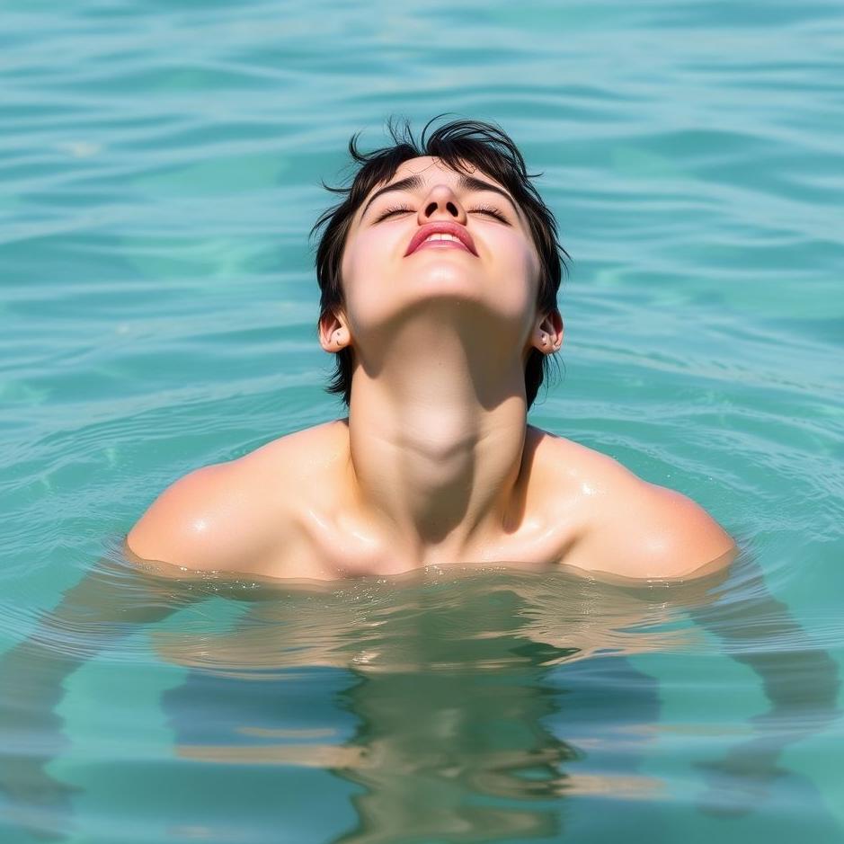 Dream : Being in the water up to the neck 