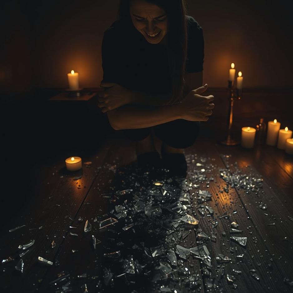 Dream : Being injured by a broken glass 