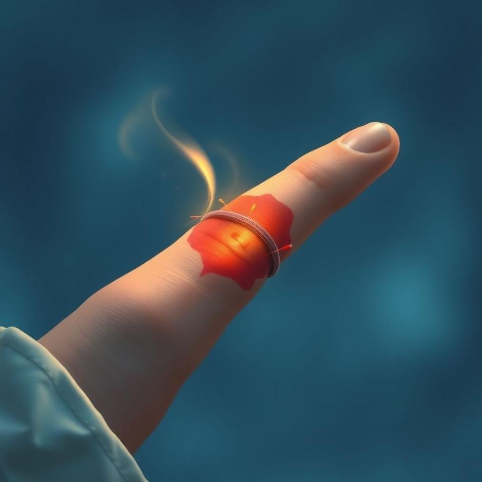 Dream : Being injured from the finger in a dream