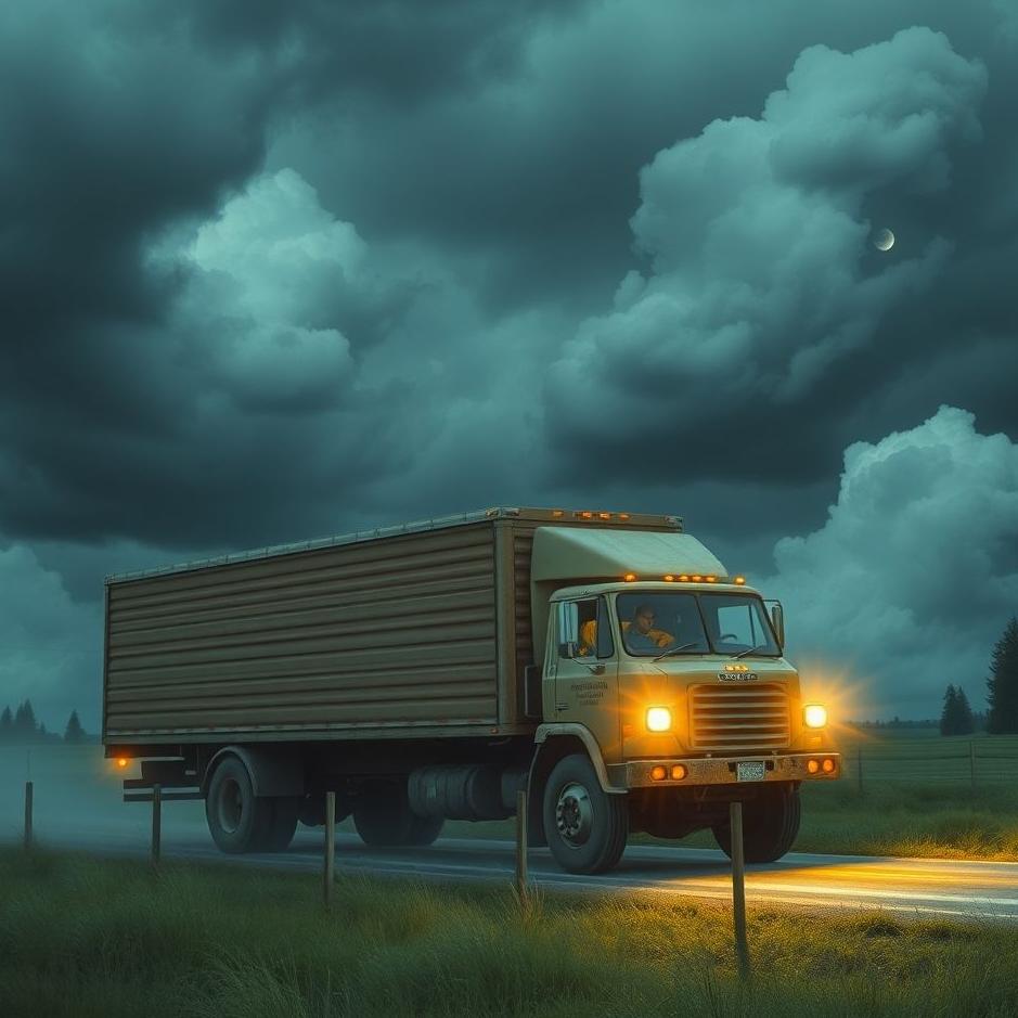 Dream : Being kidnapped by a truck in a dream