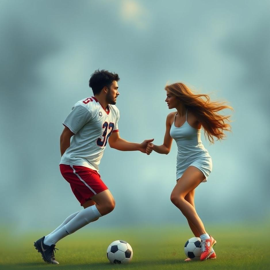 Dream : Being lovers with a football player in a dream