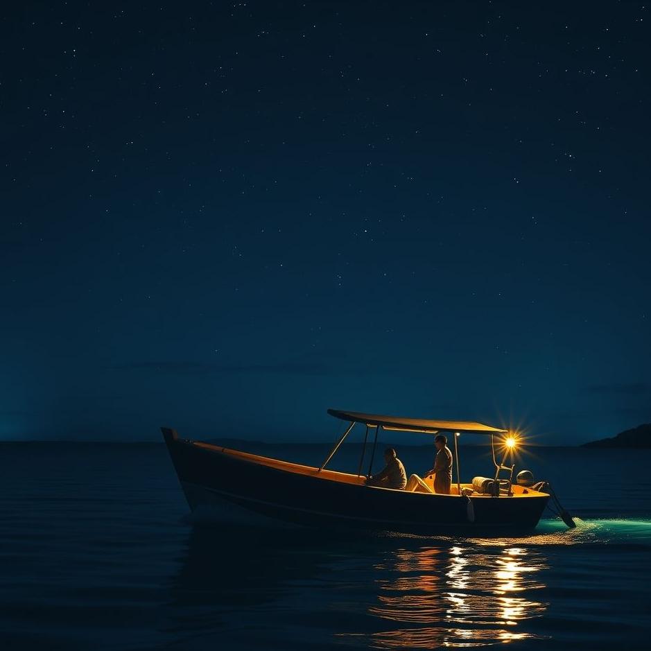 Dream : Being on a boat at night in a dream