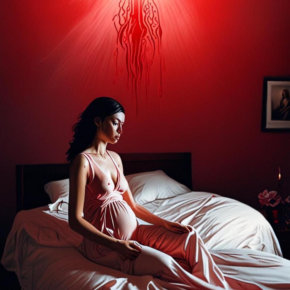 Dream : Being pregnant and bleeding in a dream