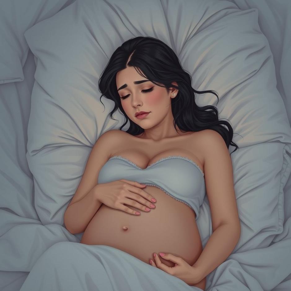 Dream : Being pregnant and crying in a dream