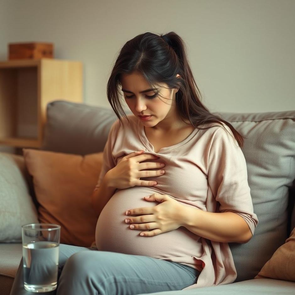 Dream : Being pregnant and vomiting