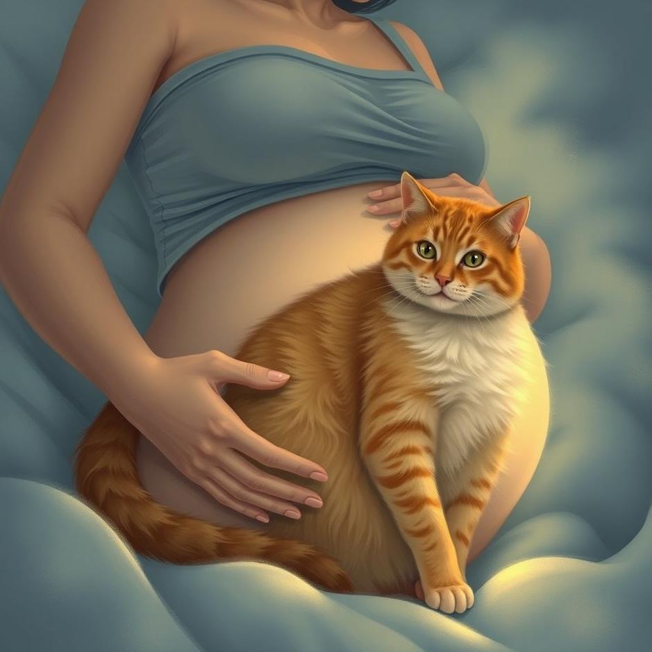 Dream : Being pregnant with a cat in a dream
