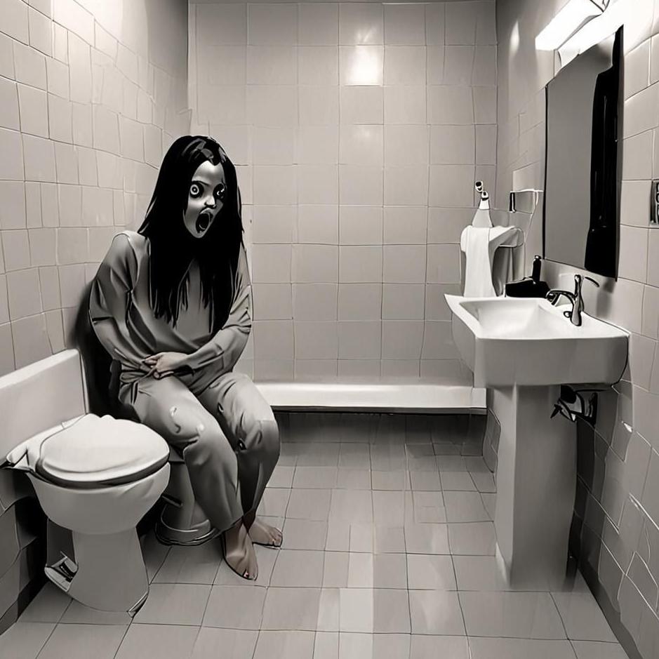 Dream : Being scared in a bathroom