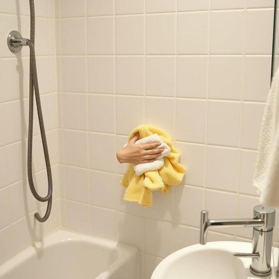 Dream : Being scrubbed in a bathroom