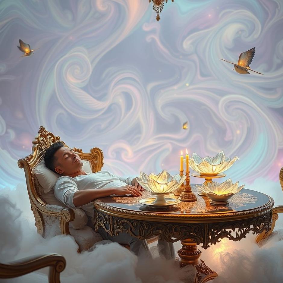 Dream : Being served in a dream