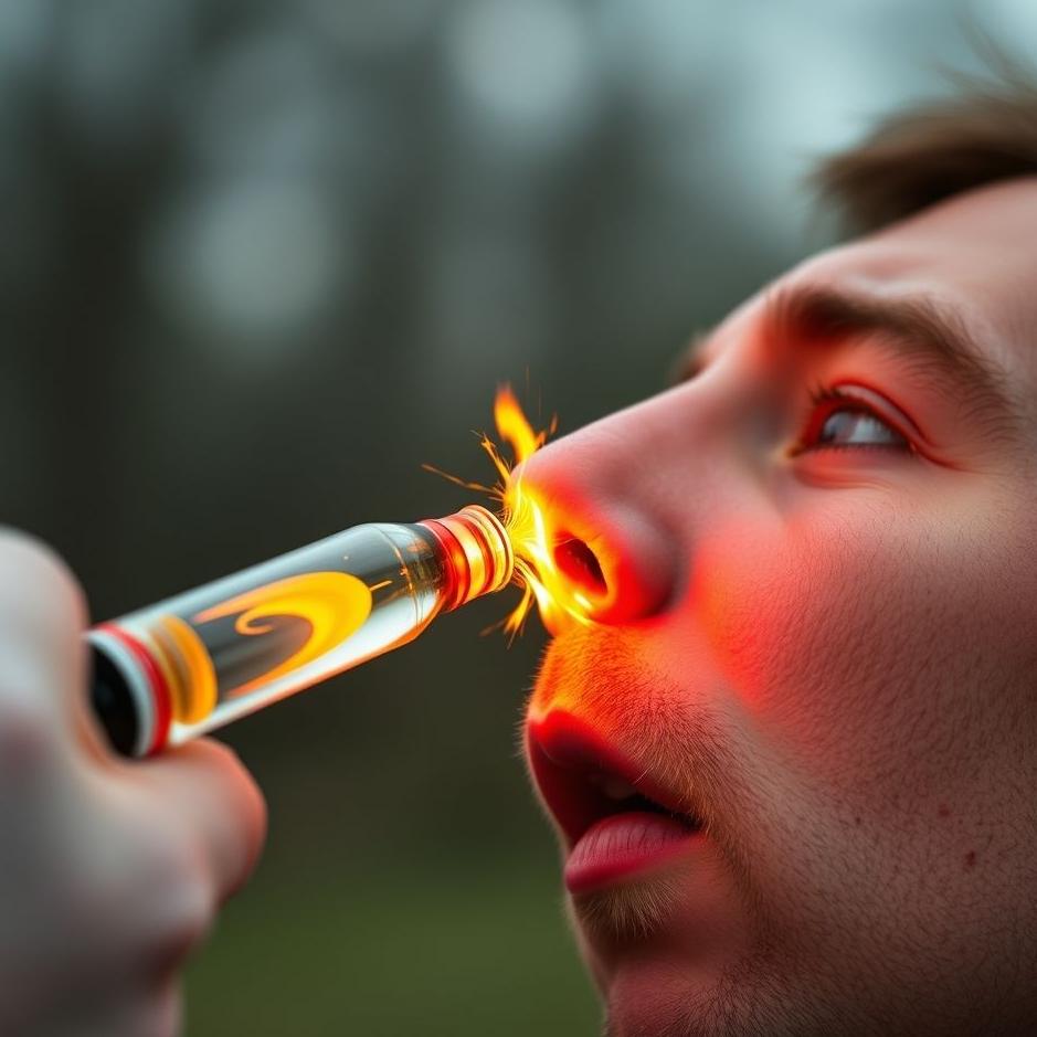 Dream : Being shot in the nose 