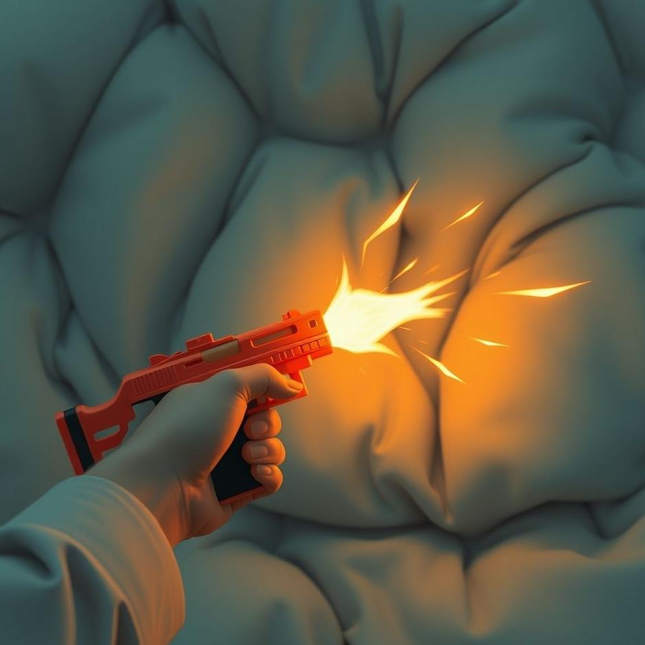 Dream : Being shot with a toy gun in a dream